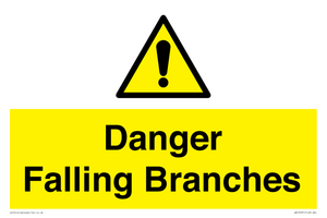 Danger Falling Branches